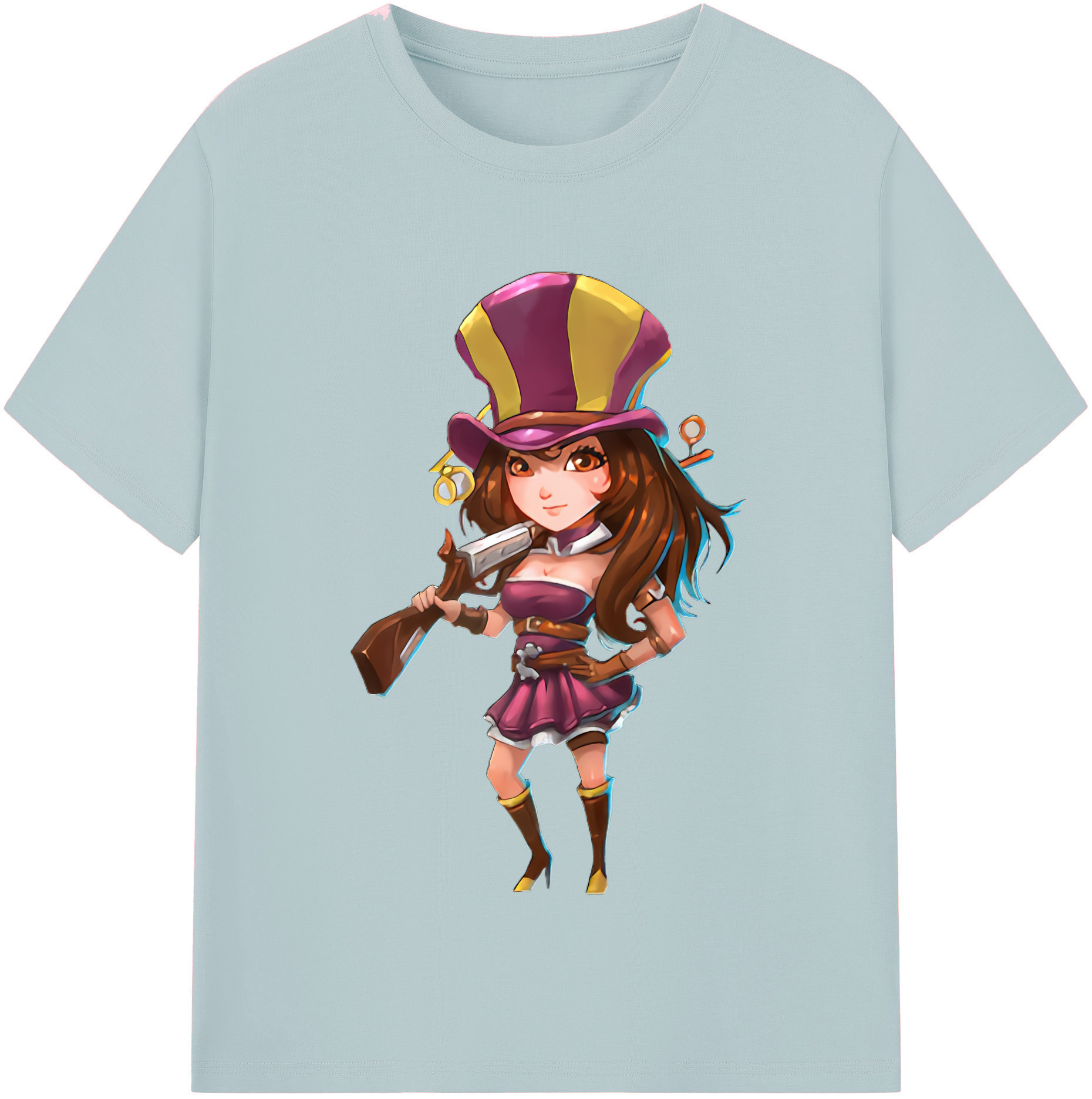 リーグ・オブ・レジェンド League of Legends LOL 綿100％半袖Tシャツ（フロントプリント）